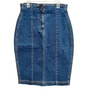 7 For‎ All Mankind Denim Pencil Skirt Size 27